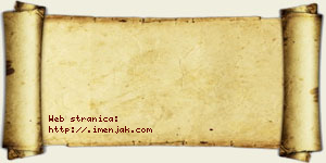 Anđela Slović vizit kartica